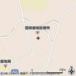 飯地コミュニティセンター周辺の地図