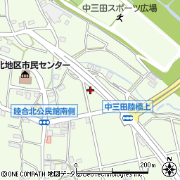 神奈川県厚木市三田2121周辺の地図