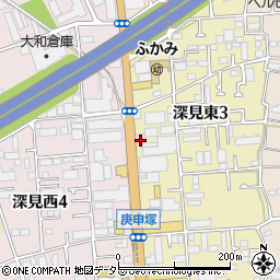 かつや 神奈川大和店周辺の地図