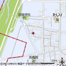 鳥取県東伯郡湯梨浜町田後841周辺の地図
