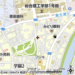 島根県松江市学園2丁目24-8周辺の地図