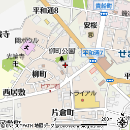 岐阜県関市柳町5周辺の地図