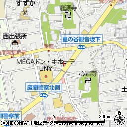 静岡中央銀行座間支店 ＡＴＭ周辺の地図