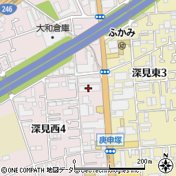上野硝子工業株式会社周辺の地図