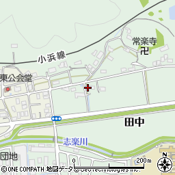 京都府舞鶴市田中697-1周辺の地図