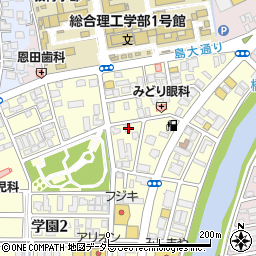 島根県松江市学園2丁目24-12周辺の地図