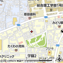 島根県松江市学園2丁目15-14周辺の地図