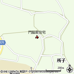 鳥取県西伯郡大山町所子360周辺の地図