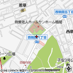 ファミリーマート大和西鶴間店周辺の地図