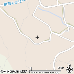 岐阜県恵那市笠置町姫栗78周辺の地図