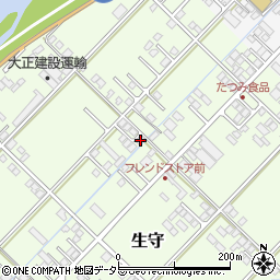 福井県小浜市生守6-11周辺の地図