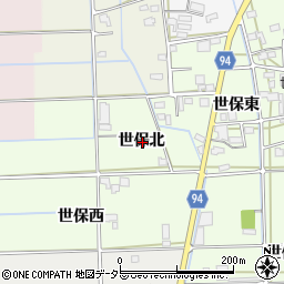 岐阜県岐阜市世保北周辺の地図