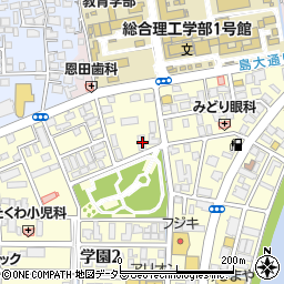 島根県松江市学園2丁目16-37周辺の地図