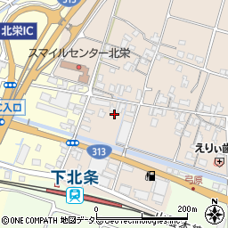 鳥取県東伯郡北栄町弓原349周辺の地図