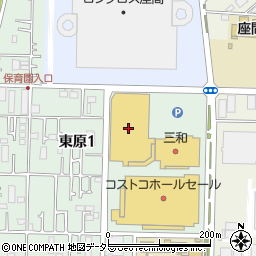 コストコホールセール　座間倉庫店周辺の地図