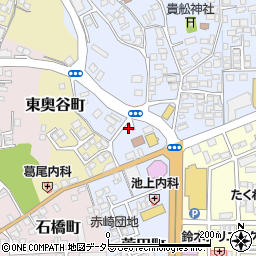 山陰中央新報松江東部専売所周辺の地図