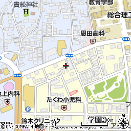 島根県松江市学園2丁目10-17周辺の地図