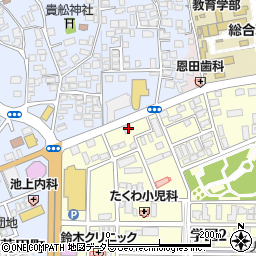 島根県松江市学園2丁目10-10周辺の地図
