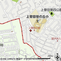 神奈川県横浜市保土ケ谷区上菅田町105-370周辺の地図