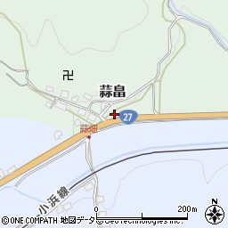 福井県大飯郡高浜町蒜畠周辺の地図