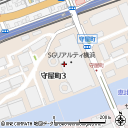 神奈川県横浜市神奈川区守屋町3丁目周辺の地図