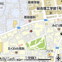 島根県松江市学園2丁目13-1周辺の地図