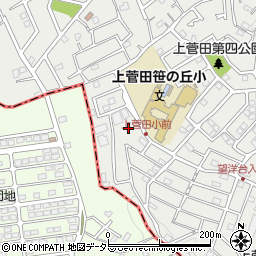 神奈川県横浜市保土ケ谷区上菅田町105-161周辺の地図