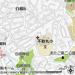 神奈川県横浜市旭区白根周辺の地図