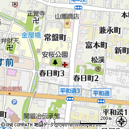 関市市民活動センター周辺の地図