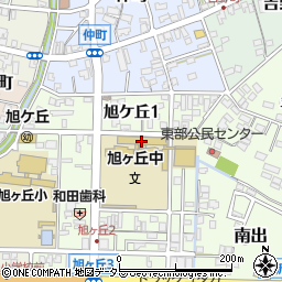 関市立旭ヶ丘中学校周辺の地図
