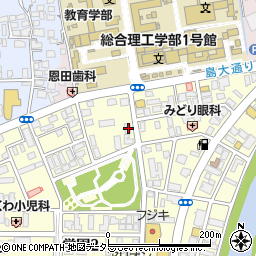 島根県松江市学園2丁目16-28周辺の地図
