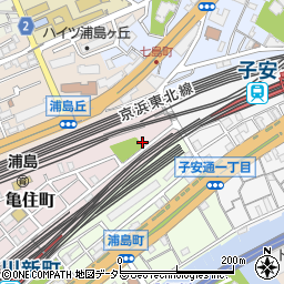 神奈川県横浜市神奈川区亀住町4-36周辺の地図