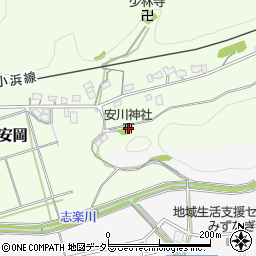 安川神社周辺の地図