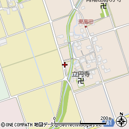 滋賀県長浜市高月町東高田周辺の地図