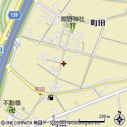 千葉県市原市町田周辺の地図