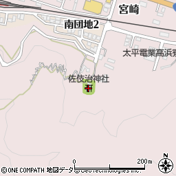 佐伎治神社周辺の地図