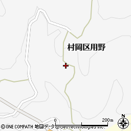 兵庫県美方郡香美町村岡区用野626周辺の地図