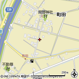 千葉県市原市町田周辺の地図