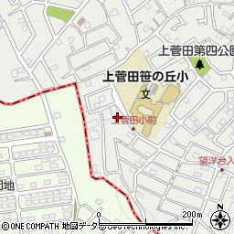 神奈川県横浜市保土ケ谷区上菅田町105-176周辺の地図