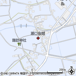 瀬口会館周辺の地図
