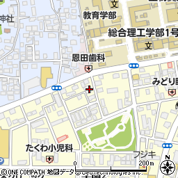 島根県松江市学園2丁目13周辺の地図