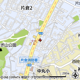 すき家横浜片倉店周辺の地図