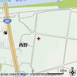 千葉県市原市西野周辺の地図