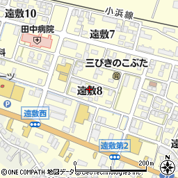 福井県小浜市遠敷8丁目304周辺の地図