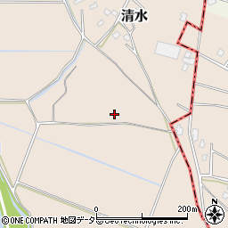 千葉県茂原市清水1372-5周辺の地図