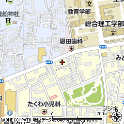 島根県松江市学園2丁目12-8周辺の地図