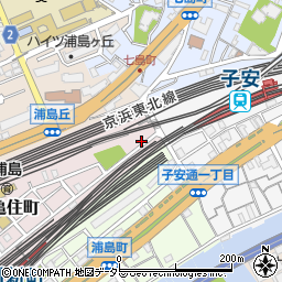 神奈川県横浜市神奈川区亀住町4-42周辺の地図