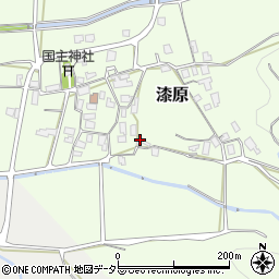 鳥取県東伯郡湯梨浜町漆原周辺の地図