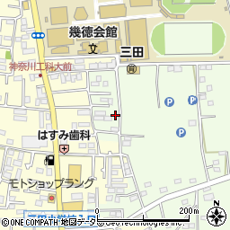 神奈川県厚木市三田365周辺の地図