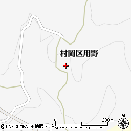 兵庫県美方郡香美町村岡区用野574周辺の地図